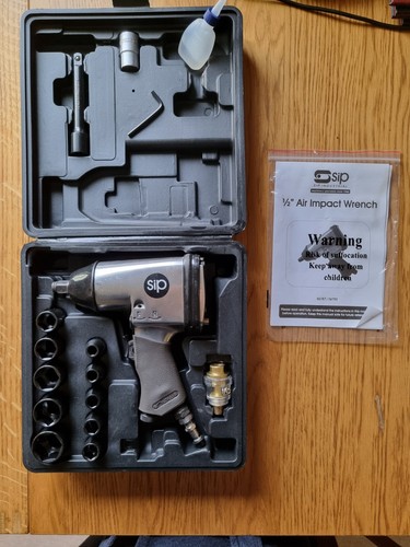 Sip inch air impact wrench - sip, 1/2